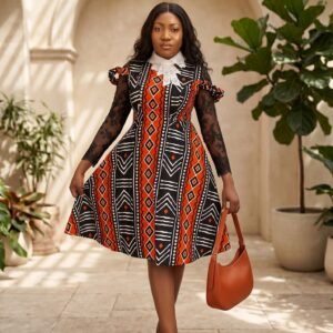 The Serenity Ankara Midi with Collar