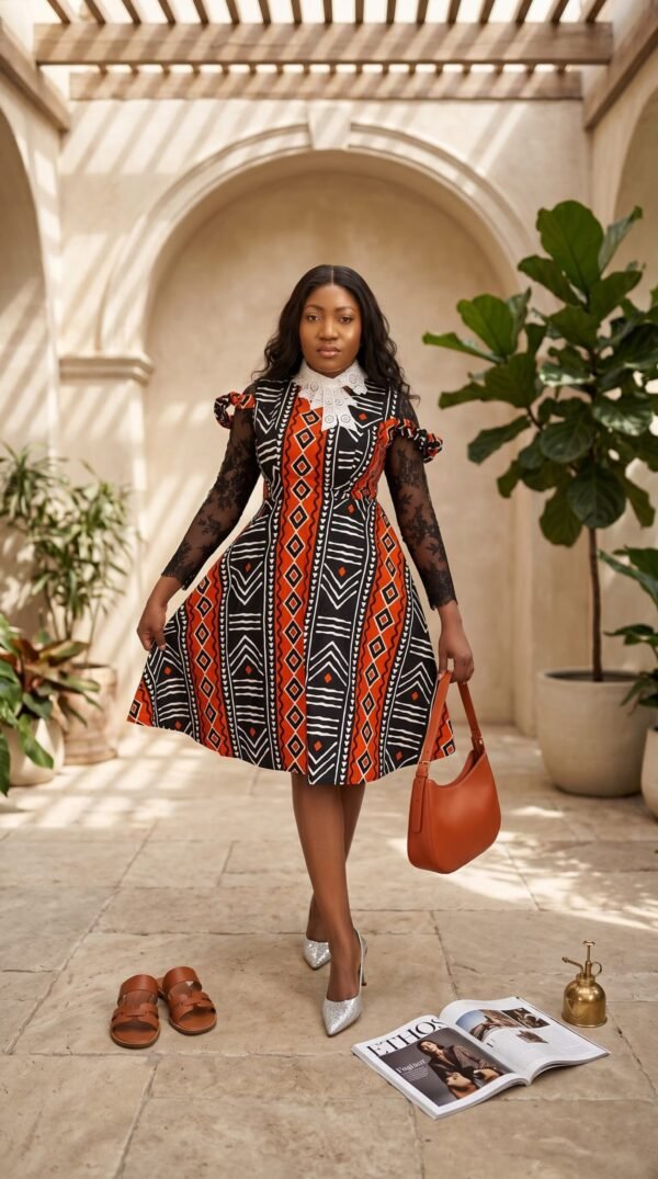 The Serenity Ankara Midi with Collar